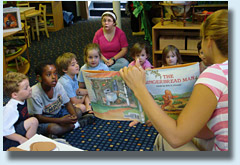 Reading a storybook